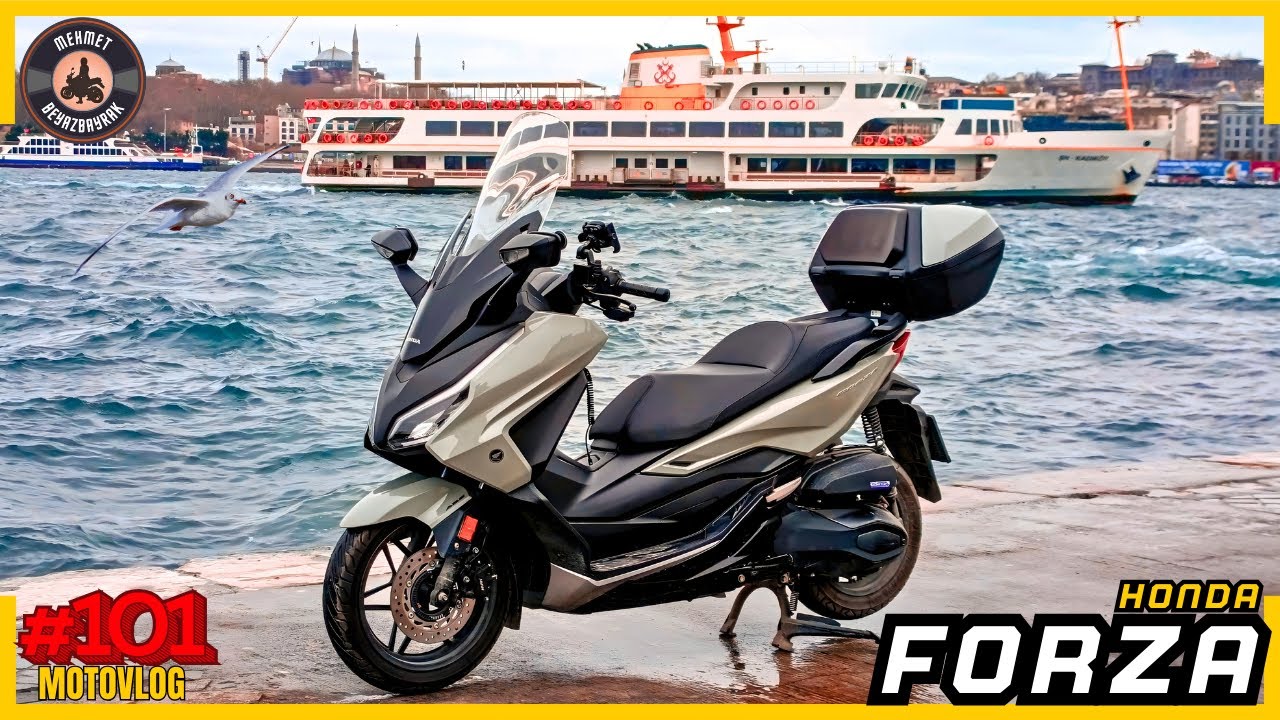 Honda Forza 250 ile İstanbul Avrupa Yakası Kıyısı Turu | 4K Motovlog