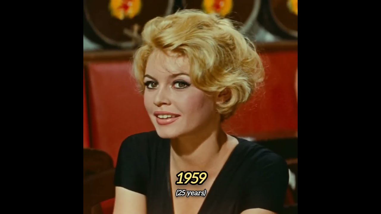 Brigitte Bardot evolution (1956 - 2024)