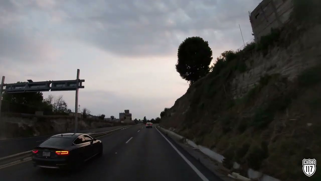 Manejando en carretera México - Tlaxcala - Contla - Puebla - CDMX - 4k - Road trip