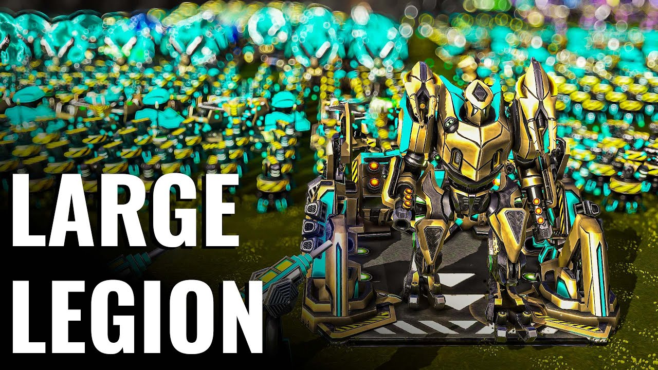 Getting Large With Legion(4v1 Included) | Beyond All Reason | Supreme Isthmus v2.1 | Air