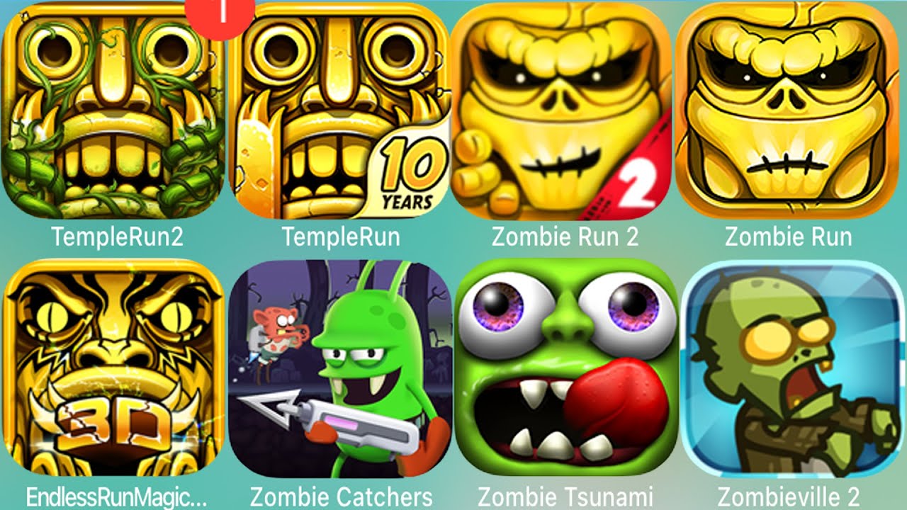 Temple Run 2,Jungle Run,Temple Run,Run Monster Run,Temple Zombie,Zombie Tsunami