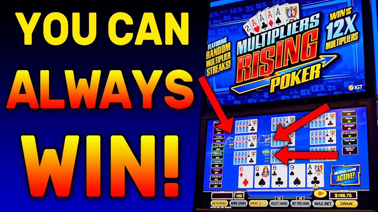 HUGE Design Flaw in New IGT Video Poker Game - You Can Always Win