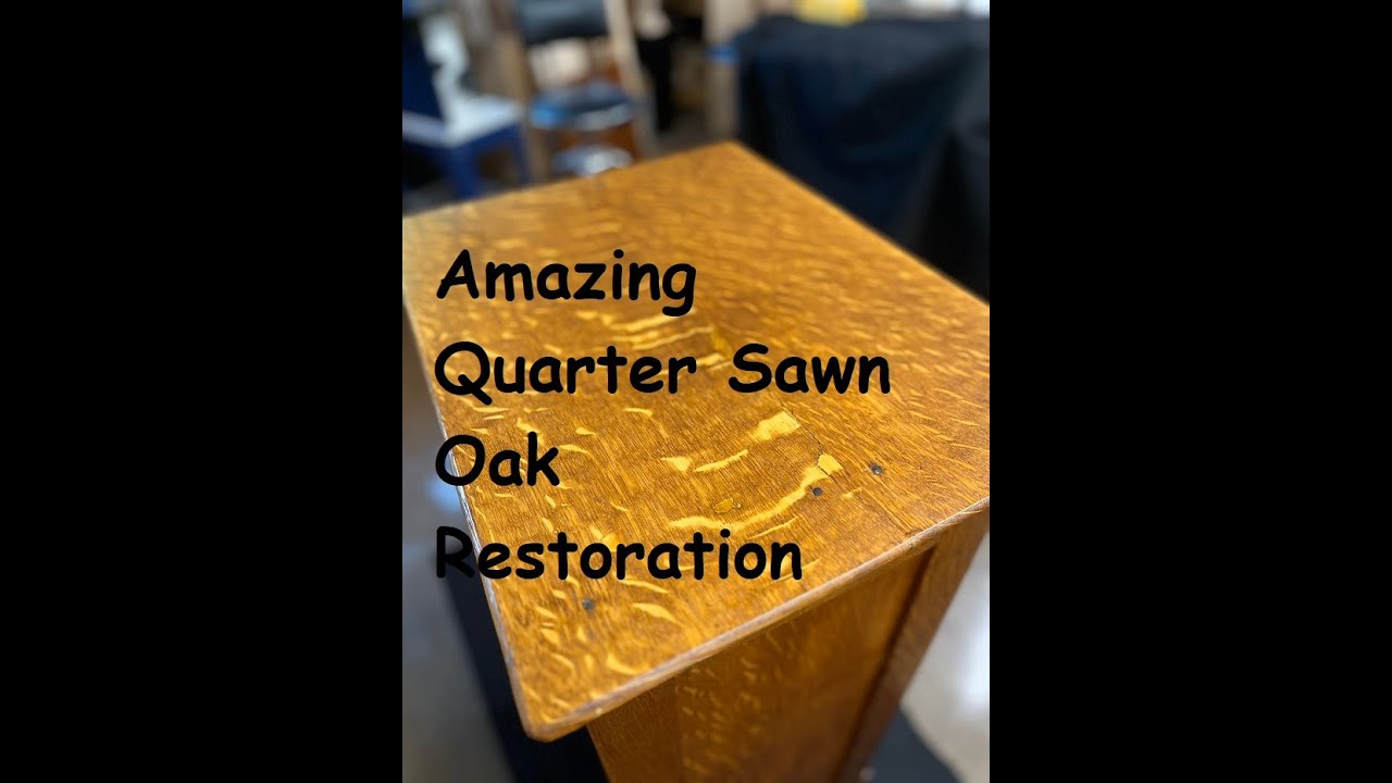 Pt. 2 Amazing Restoration Quarter Sawn Oak Chest...from a Flood!