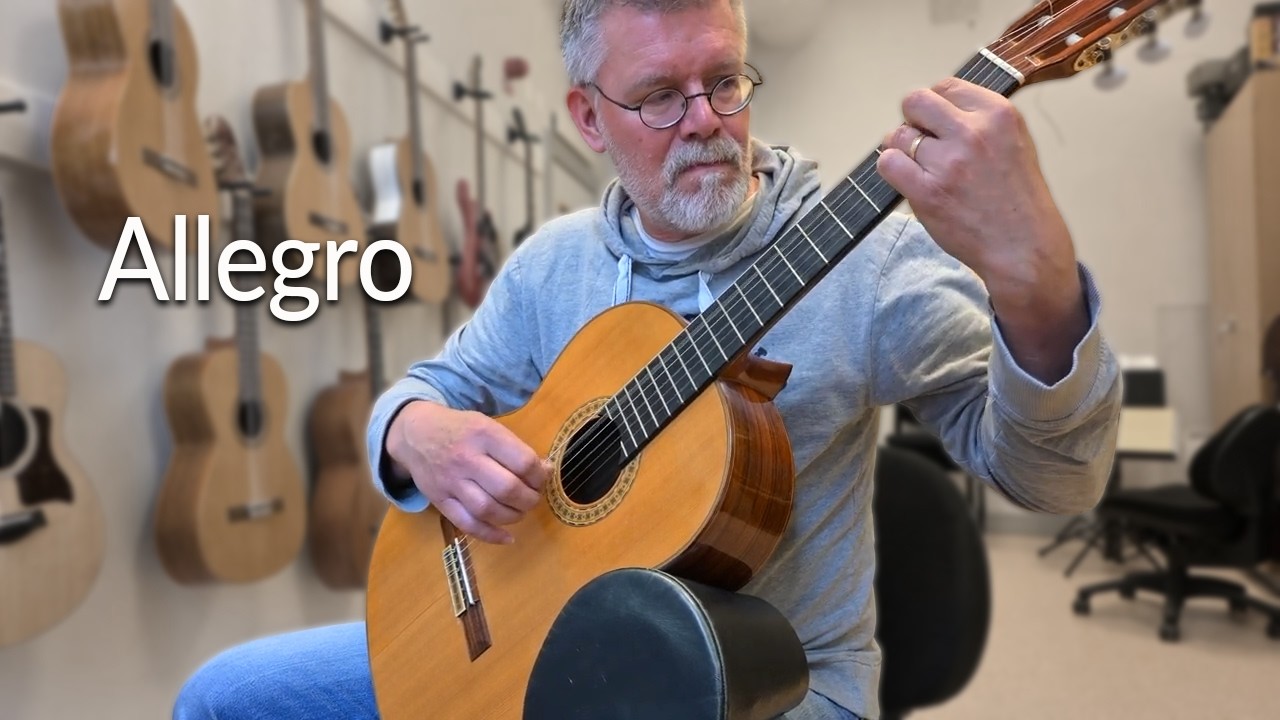 Allegro Op.50 no. 13 by Mauro Giuliani | Classical Guitar Etude | Improving your arpeggio technique 