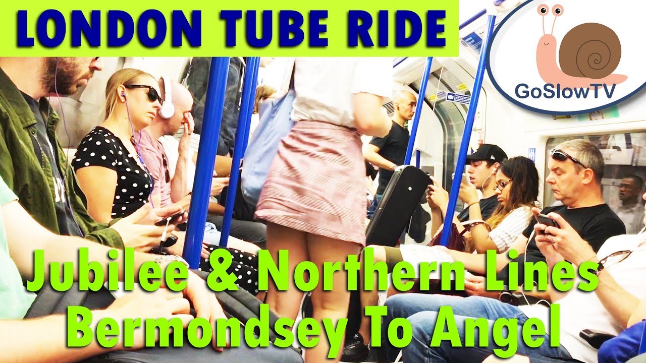 London Underground Tube Ride | Bermondsey To Angel | Jubilee/Norther Lines | Slow TV | 2019
