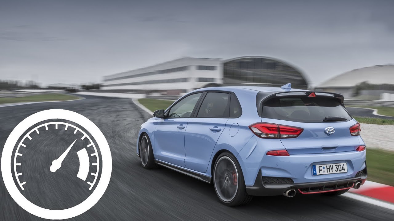 Hyundai i30 N Performance (275 HP) acceleration: 0-100 km/h, 0-200, 0-250 km/h :: 1001cars