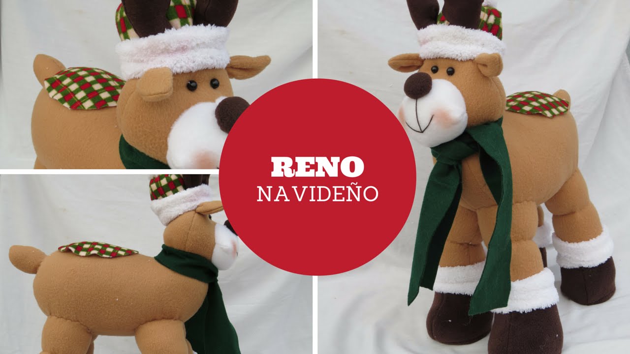 RENO NAVIDEÑO EN TELA | ARTEJESICA | MUÑEQUERIA NAVIDEÑA