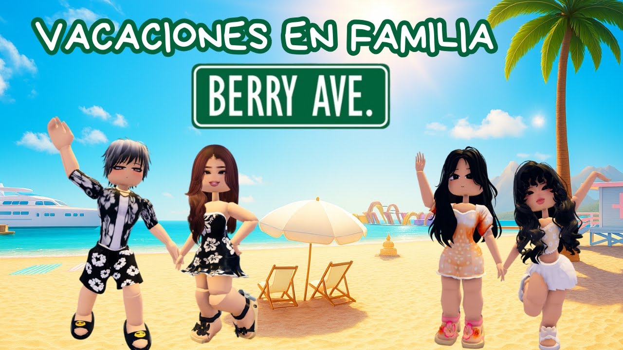 VACACIONES EN FAMILIA | BERRY AVE | ROBLOX | #paulita12