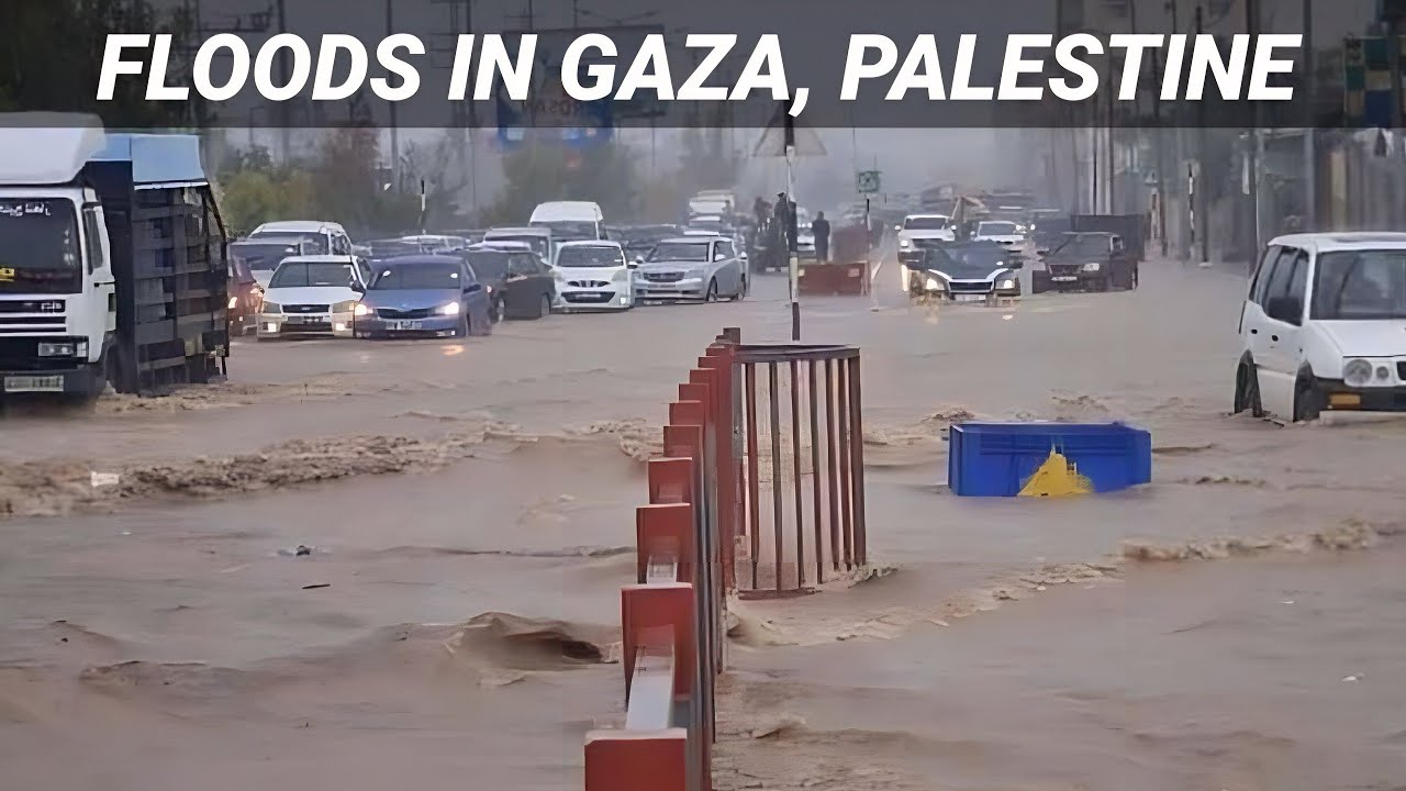 Hurricane Daniel arrived in Palestine, and now floods are submerging houses in Gaza