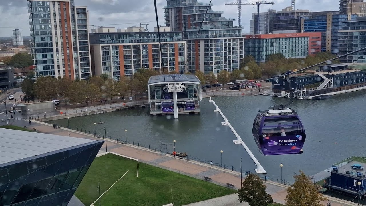 Towering Above The Thames - The IFS Cloud Cable Car 🤩🚠