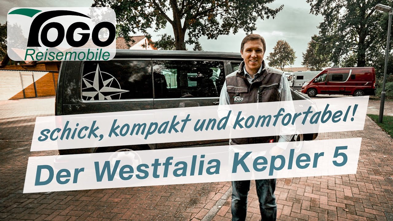 🌴Kompakt, komfortabel, cool - Westfalia Kepler 5 Five  😍 VW T 6.1 mit Aufstelldach, WC, 5 Sitzplätze