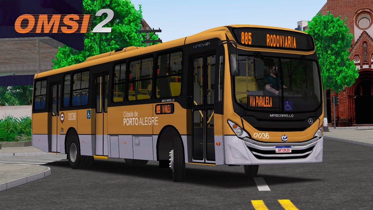 OMSI 2 - Mascarello GranVia 2014 MB OF-1721L BT5 | Mapa Soteropolis Edit V1.61 - Linha 885