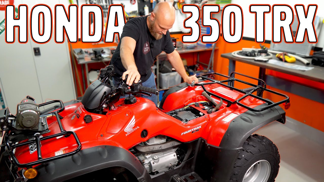 Starter Clicks But No Start ? Hit it with a hammer! || 2004 Honda 350 TRX ATV