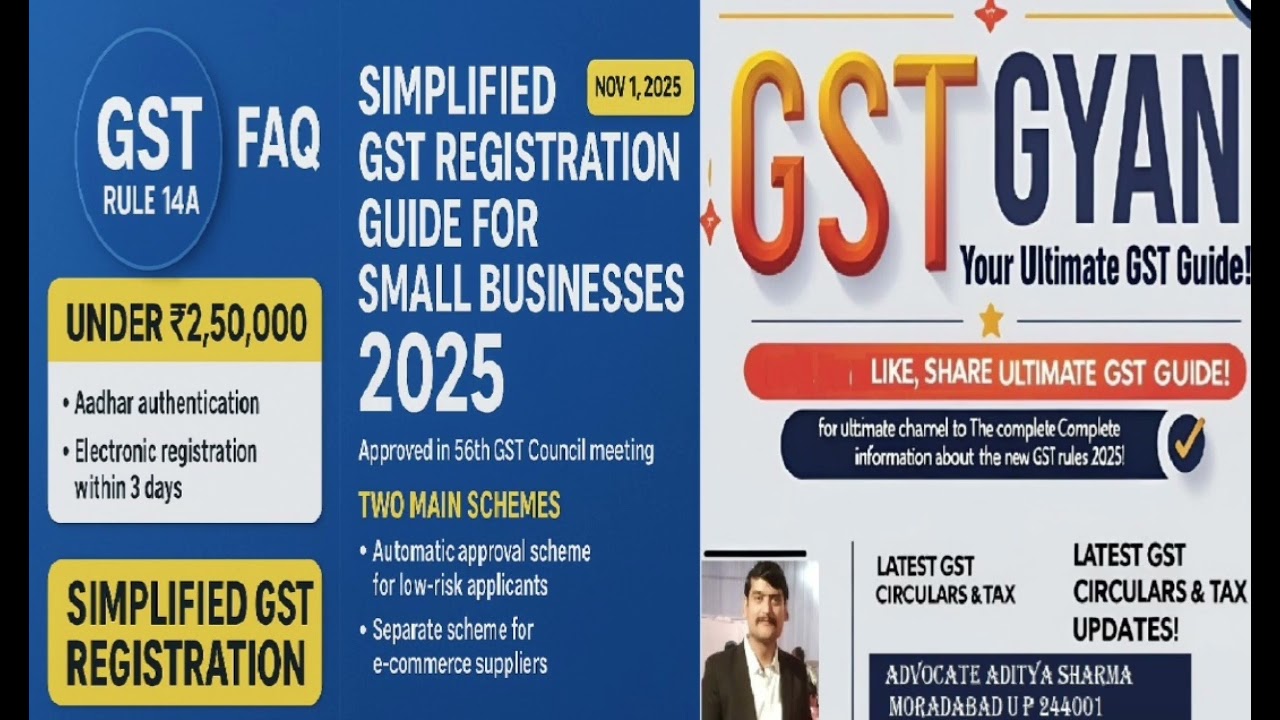 Understanding the Simplified GST Registration Scheme 2025 Nov 1st, 2025