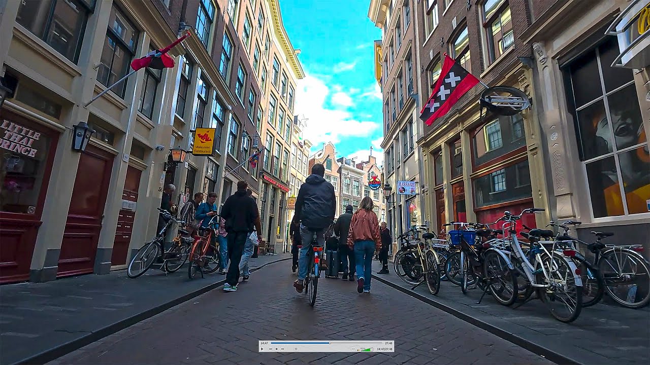 Bike ride in Amsterdam