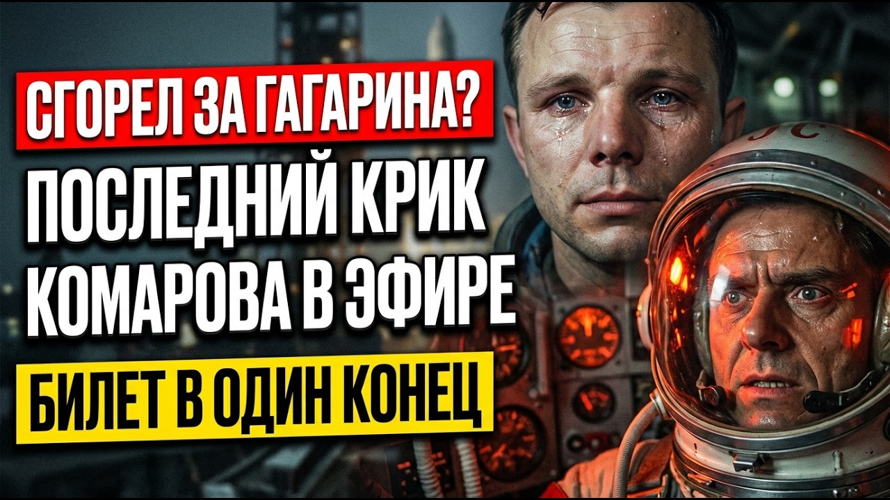 КОШМАР НА ОРБИТЕ! Какой УЖАС увидел КОМАРОВ и почему он умер ради ГАГАРИНА?!