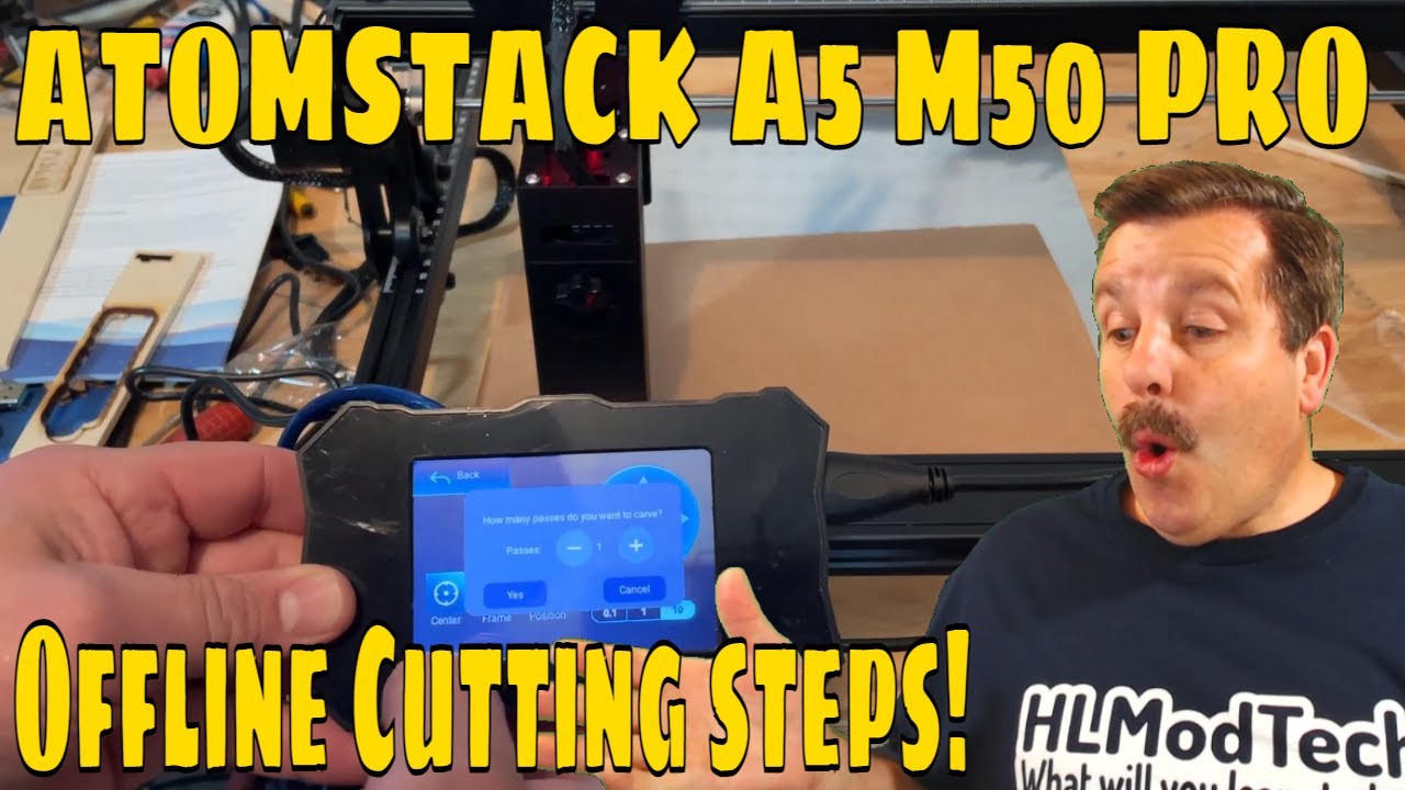 Первый автономный лазерный резак ATOMSTACK A5 M50 PRO Обожаю эту функцию!