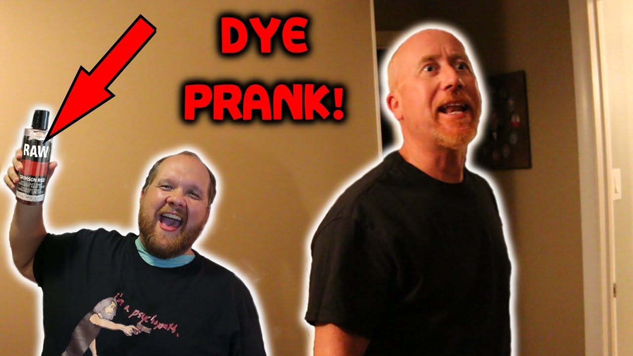 JOE GETS LARRY BACK! HAIR DYE PRANK!!