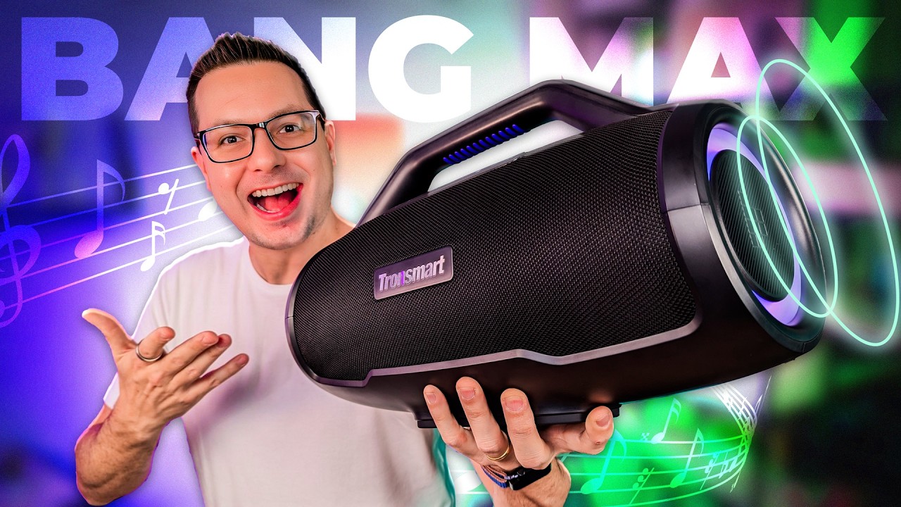 QUER TREMER A CASA? 130W de SOM EXPLOSIVO e Bateria pra 24 HORAS na TRONSMART BANG MAX!