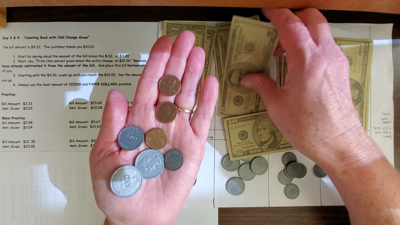 Video 3: Making change with odd change given