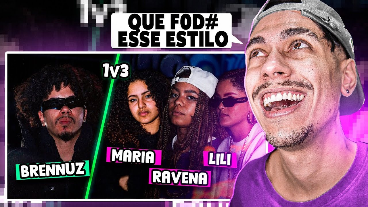 NUNCA TINHA VISTO ISSO !! React (🔥🔥🔥) BRENNUZ x MARIA, RAVENA E LILI | #BDN150 ‹ Ine Games ›