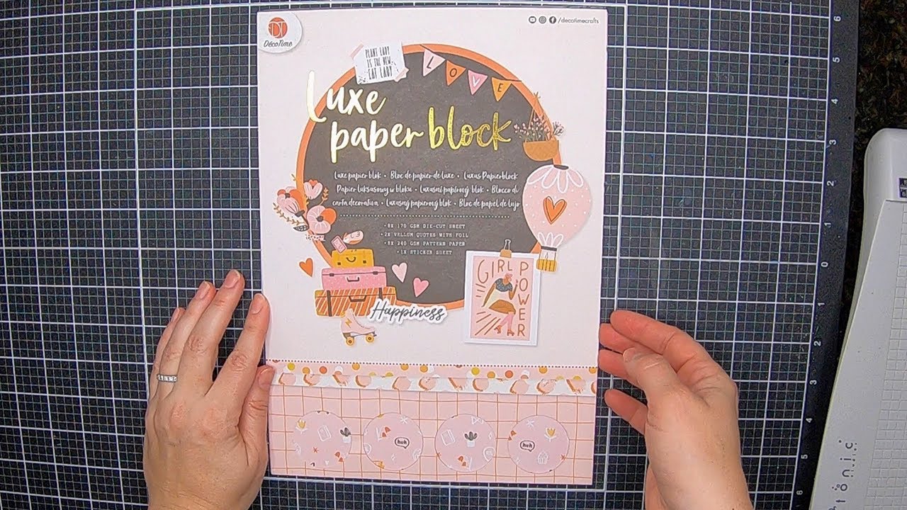 1 Kit 7 Cards – Luxe Paper Block from Action