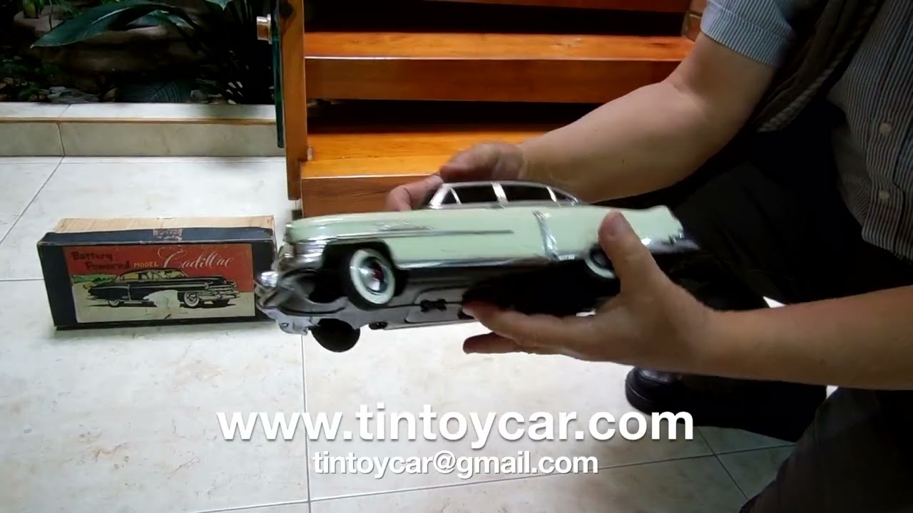Cadillac 1951 Marusan Kosuge Japan 50’s.  Compro Juguetes Antiguos de Hojalata.