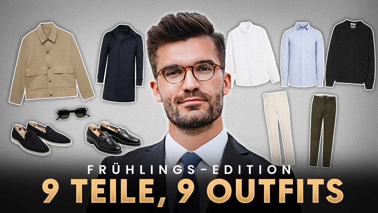 9 Teile, 9 Outfits: Fit für den Frühling