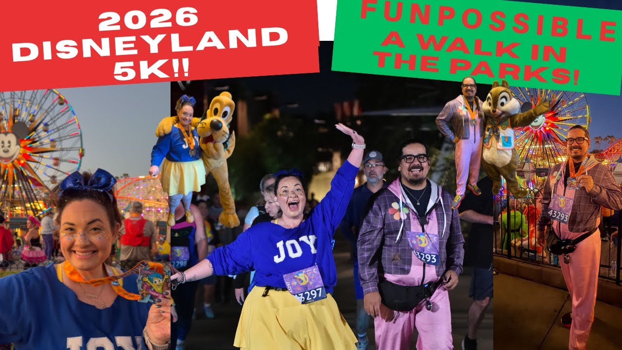 Last Disneyland RunDisney 5k! Get up before the sun with us on Main Street!!