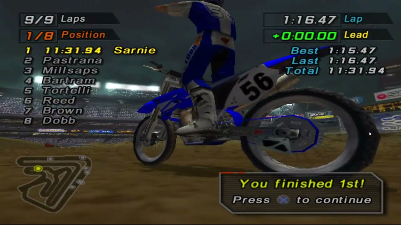 MTX Mototrax - Atlanta Supercross 9 Laps Max Difficulty