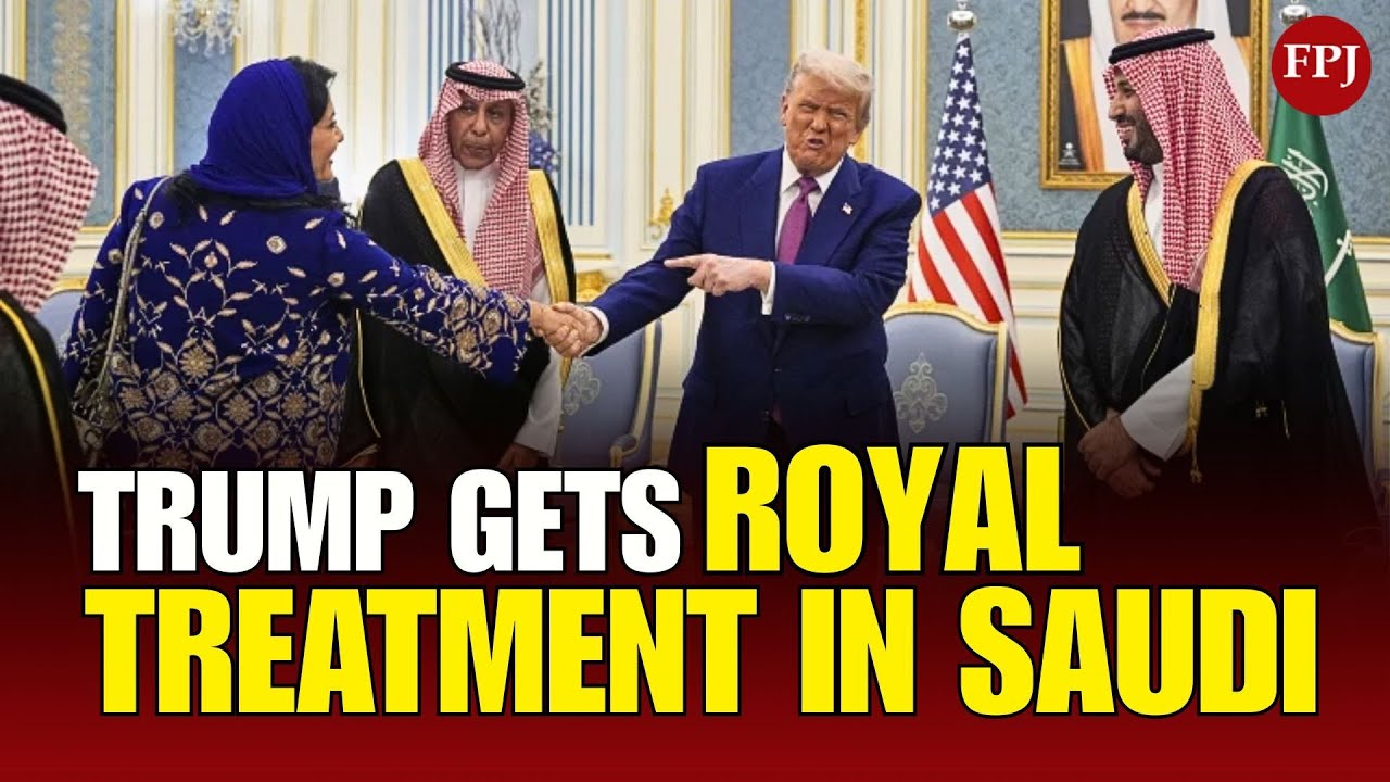 Royal Treatment for US President Donald Trump in Saudi Arabia – Full Arrival Highlights