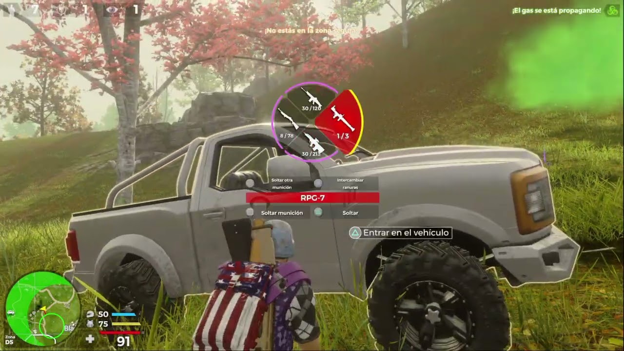 H1Z1: Battle Royale gemplay ps4 5 kills victory