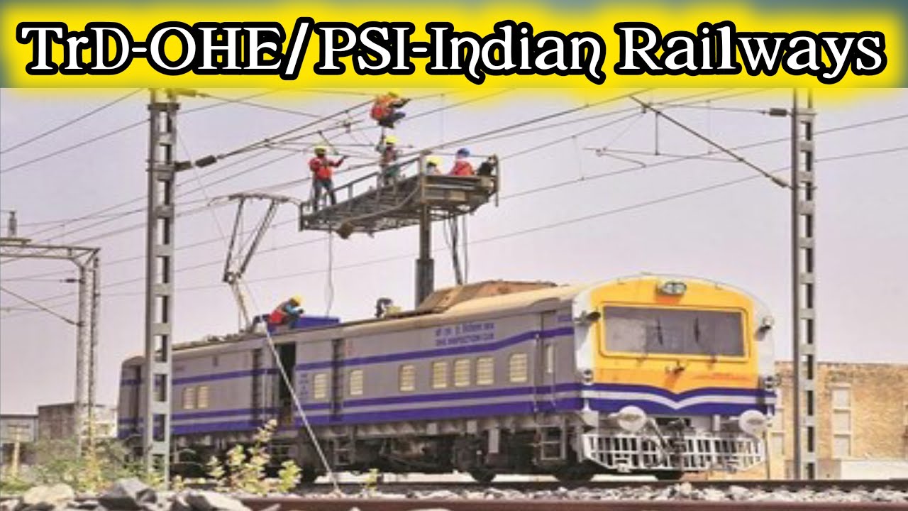 TrD-OHE/PSI-Indian Railways|railway cheking electronic wire electricity, बिजली की तार मैं करंट चेक,