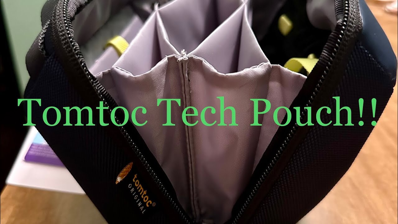 Распаковка Tomtoc Tech Pouch, первые впечатления и розыгрыш!!!