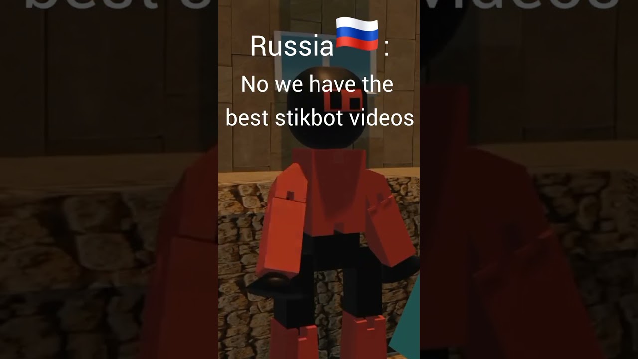 Stikbot America vs Russia #stikbot #foryou #tiktok #trending #memes #russia #americavsrussia