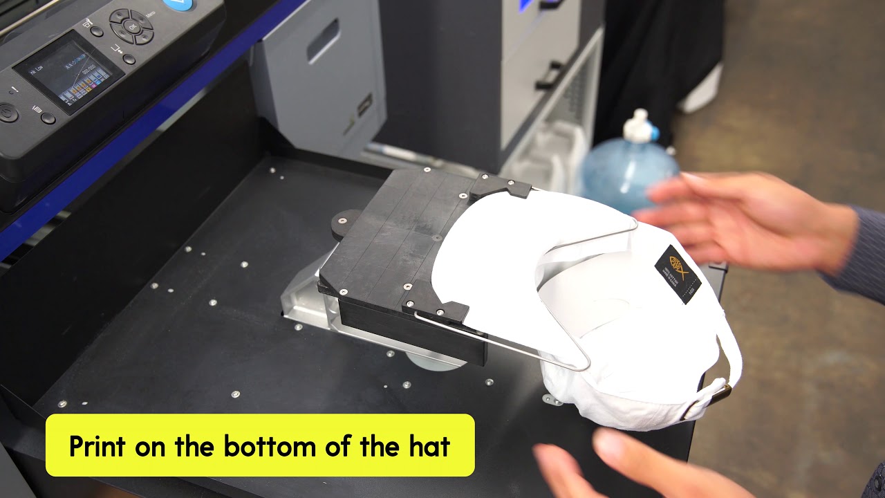 DTG print on hats with the CAPtain Platen | AA Print Supply