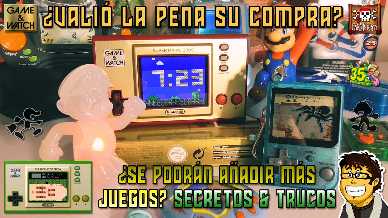 Pruebo Super Mario Bros Game & Watch 35 Aniversario. Secretos y Trucos ¿Se Podrán Añadir Más Juegos?