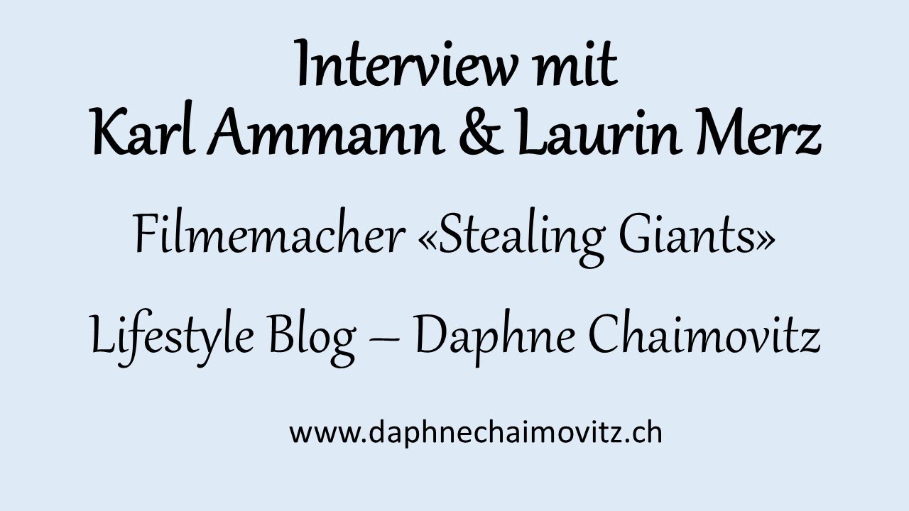 Interview mit Karl Ammann und Laurin Merz