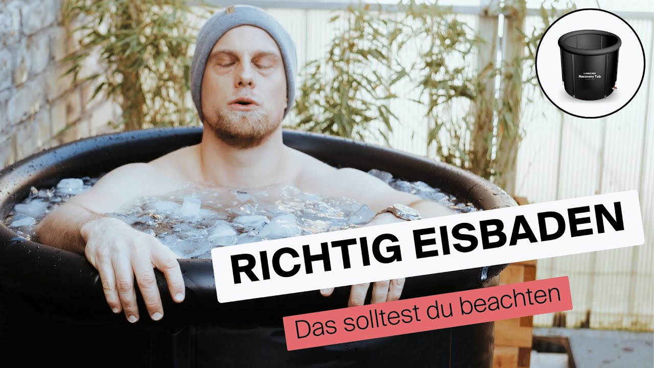 Wie gehe ich richtig in der Recovery Tub eisbaden | K&auml;ltetherapie 🥶