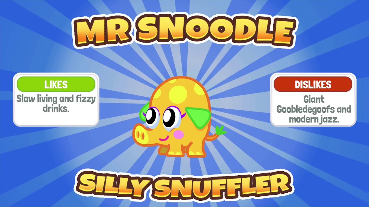 Moshi Monsters  |  Meet Mr Snoodle