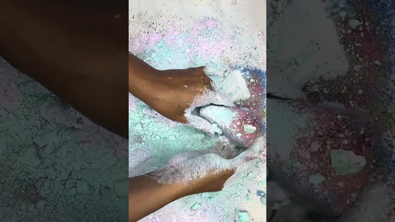 ASMR CHALK CRUSH. It’s another @snowfairyasmr reform production!  
