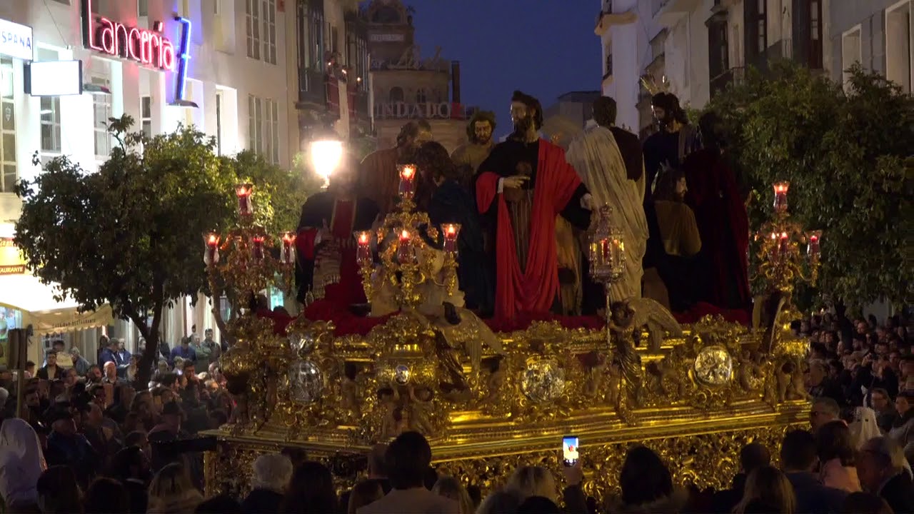 Sagrada Cena. en Plaza Arenal. AM Estrella dos Hermana.Jerez 2018