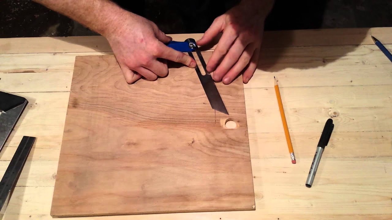 Setting a Bevel Gauge to Ratio Angles