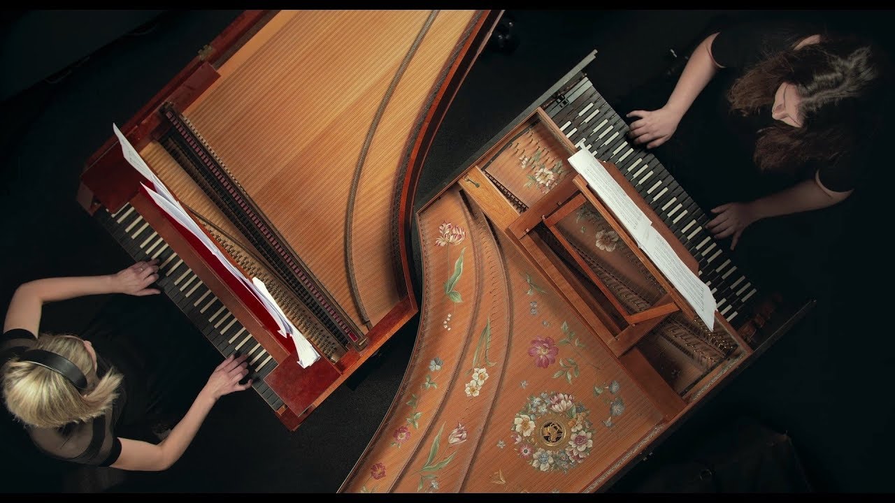 J.C. Bach - Sonata for Two Keyboards / Anna Kislitsyna (fortepiano), Irene Moretto (Harpsichord)