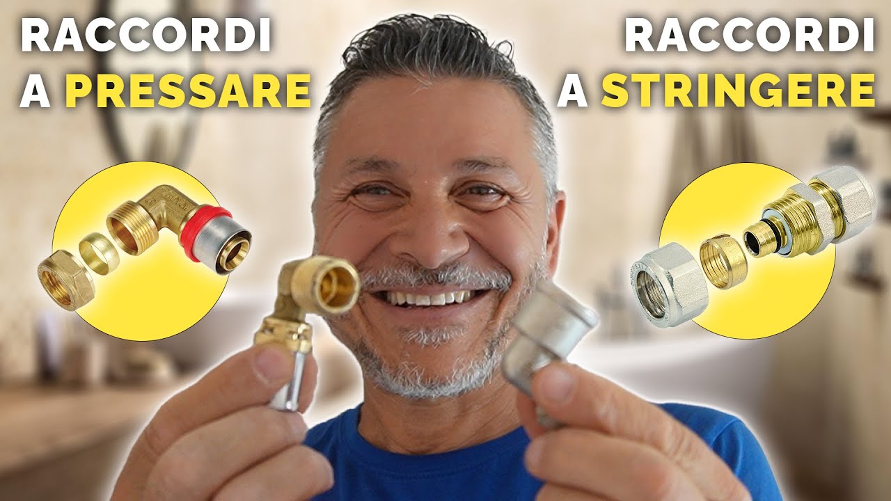 Differenza tra RACCORDI A STRINGERE e RACCORDI A PRESSARE nei TUBI IN MULTISTRATO