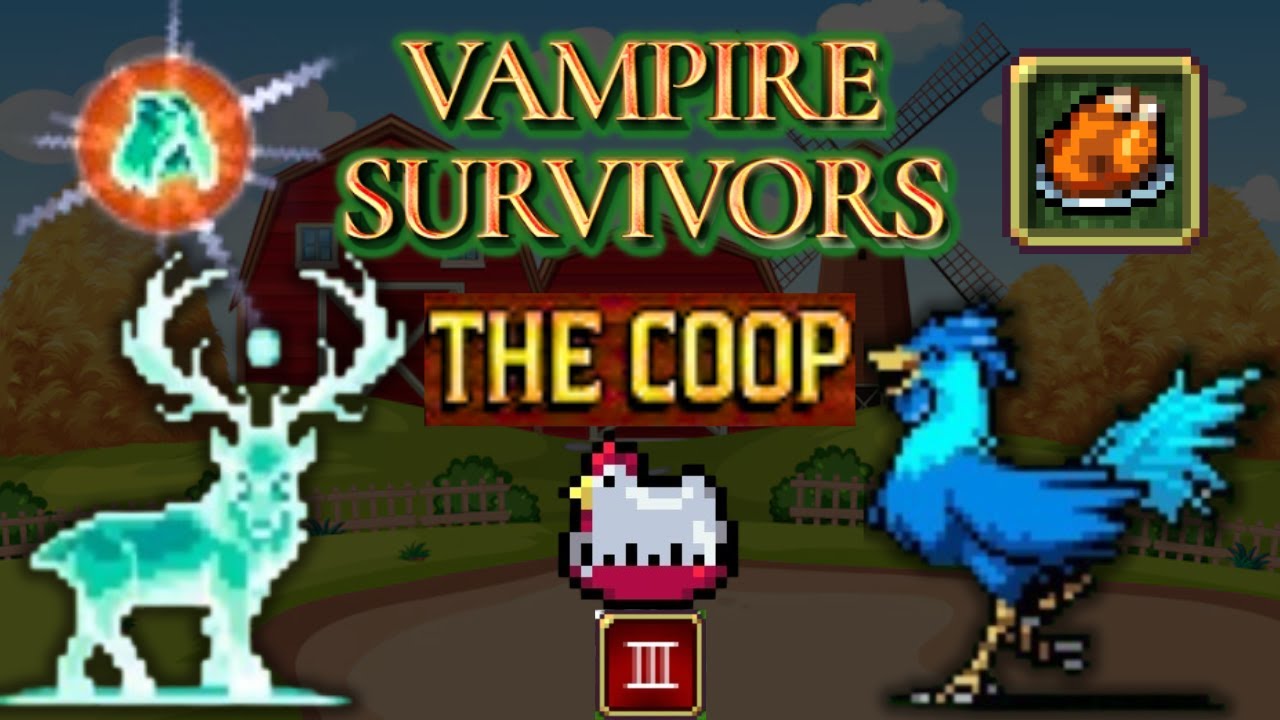 Liberando o PERSONAGEM SECRETO, Relíquia e Darkana: THE COOP / COCÓPERATIVO | Vampire Survivors