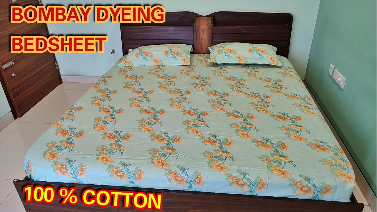 Bombay Dyeing Double bed sheets | Bombay Dyeing cotton double Bedsheets | bombay dyeing bed sheets