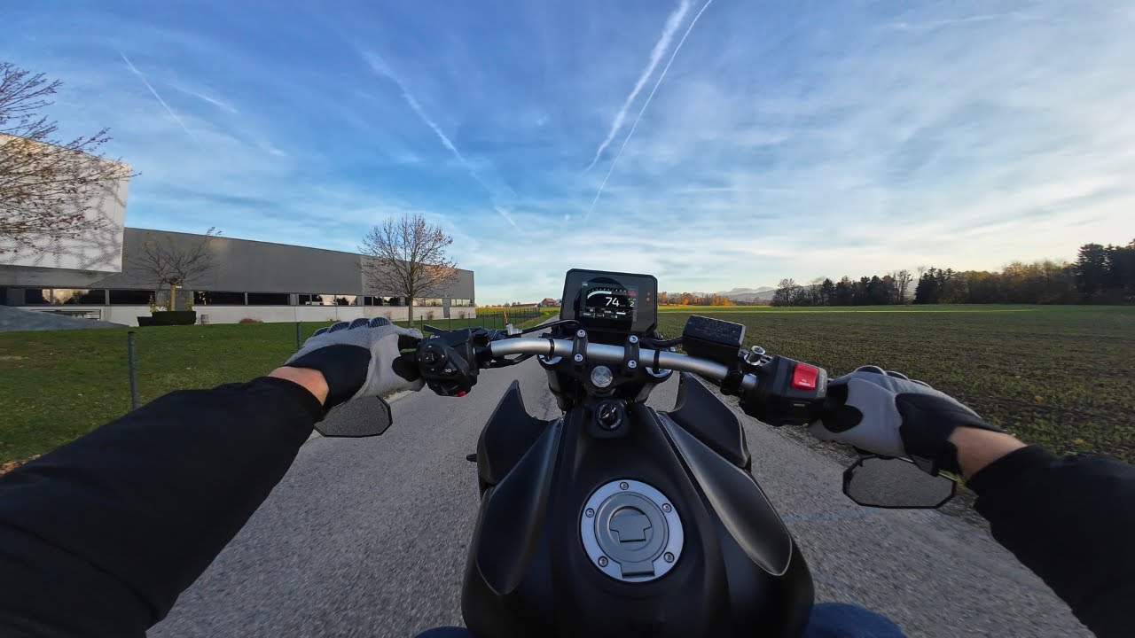 YAMAHA MT 07 2025 + QUICKSHIFTER PURE SOUND POV 4K