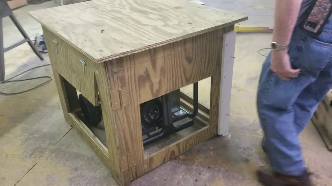 How we built our box to protect our generator from the weather