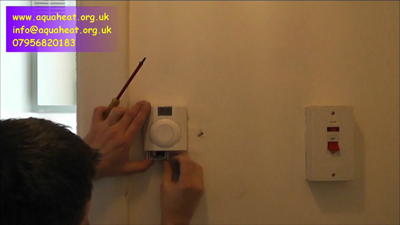 how to set a worcester bosch dt20rf stat and programmer